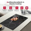GASLAND CH774BF34A 30 Inches 4 Burners Built-in Ceramic Electric Cooktop, 240 V 7000 W, ETL Certificated, Touch Control, Safety Lock, Timer - 3 of 4