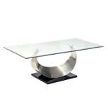 Juliana Coffee Table Silver/Black - HOMES: Inside + Out