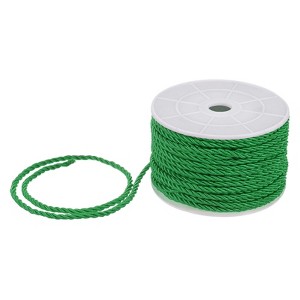 Unique Bargains Soft Polyester Twisted Silk Decorative Craft Cord Trim Cord Rope 22 Yards 1 Pc - 1 of 4