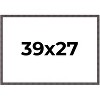 PosterPalooza | Slim Profile Brown Picture Frame - UV Acrylic, Backing Board, Hanging Hardware Included - 2 of 4