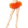 Malco Modes Women’s Puffy Tutu Skirt – Halloween Costume Tulle Underskirt for Ballet, Rave, Festival, and Party Outfits – Orange - 2 of 4