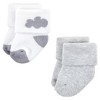 Hudson Baby Cotton Rich Newborn and Terry Socks, Sheep 12-Pack - 4 of 4
