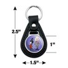Beetlejuice Animated Series Beetlejuice And Lydia Black Leather Keychain - 2 of 4