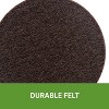 Scotch 162pk Felt Pads Brown: Furniture Pads for Hardwood Floors, PET Material, 2" x 2", 0.2" Thick - 4 of 4