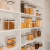 OU Airtight Food Storage Container 6.3 cup, BPA Free Clear Plastic Food Storage Container with Leak Proof Lid, Stackable Kitchen Pantry Organizer - 3 of 4