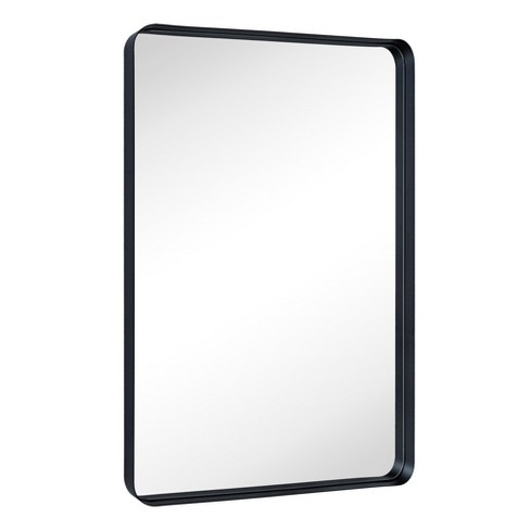 TEHOME Arthers Rectangular Stainless Steel Framed Pivoting Wall Mounted Bathroom Vanity Mirror - image 1 of 4