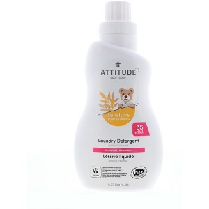 Attitude Laundry Detergent 35 Loads, Unscented, 33.8 oz - 1 of 4