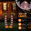 Karl Home Set Of 2 Halloween Lighted Wicked Purple Witch Legs Decoration - 4 of 4