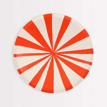 Meri Meri Red Stripe Side Plates (Pack of 8)