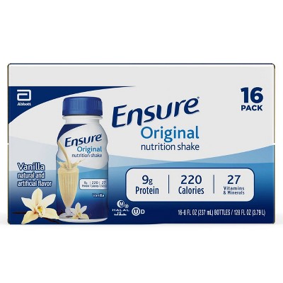 Ensure Original Nutrition Shake - Vanilla - 16ct/128 fl oz