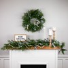 Northlight Real Touch™️ Eucalyptus and Mixed Pine Artificial Christmas Garland - 6' x 8" - Unlit - image 3 of 4