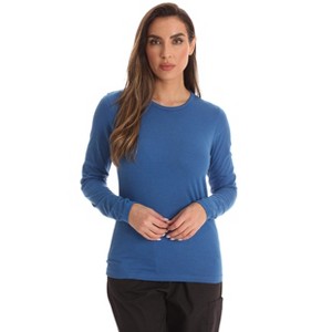 Just Love Women’s Long Sleeve Underscrub T-Shirt – Soft Fitted Undershirt Tee for Nurses, Doctors & Everyday Wear - 1 of 3