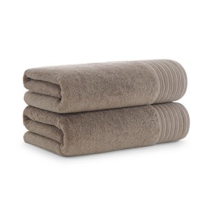 Aston & Arden Anatolia Bath Towels (2 Pack), 30x60, 600 GSM, Linen-Inspired Baratta Dobby, Combed Cotton, Solid - 1 of 4