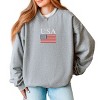 Simply Sage Market Embroidered USA Flag Sweatshirt - 3 of 4