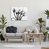 Stupell Industries Modern Tulip Blossom Abstract Monochrome Silhouette Photography, 30" x 40" - 2 of 4