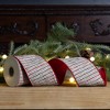 Melrose Wired Polyester Ribbon 4" x 10 yds. - 3 of 3