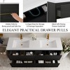 Whisen Freestanding Bathroom Vanity with Stone Resin Sink, U-Shaped Interior, 2 Soft-Close Drawers, Pre-Assembled Cabinet - 4 of 4
