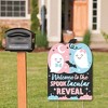 Big Dot of Happiness Boo-y or Ghoul - Party Decorations - Halloween Gender Reveal Party Welcome Yard Sign - 2 of 4