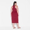 Women's ButterBliss Keyhole Racer Back Midi Bodycon Dress - Wild Fable™ - 3 of 3