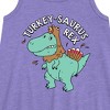 Girls' - Instant Message - Turkeysaurus Rex Graphic Sleeveless Aline Dress - 2 of 4