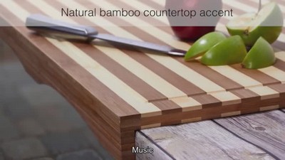 Prosumer's Choice 29.5 X 21.3 Stovetop Cover Bamboo Cutting
