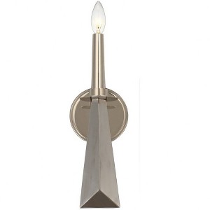 Crystorama Lighting Palmer 1 - Light Sconce in  Polished Nickel - 1 of 2
