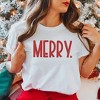 Simply Sage Market Women's Merry Bold Word Short Sleeve Graphic Tee - 2 of 2
