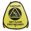 Dryser 3-Pack 16" Pop-up Caution Wet Floor Signs - Yellow 4-Sided English/Spanish Warnings - 2 of 4