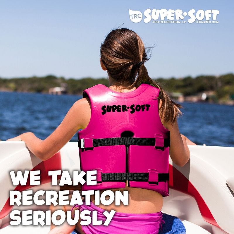 TRC Recreation Super Soft Youth Life Jacket Swim Vest, 6 of 8