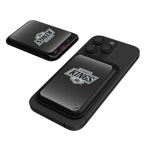 Keyscaper NHL Western Conference Teams Linen Black Magnetic Credit Card Wallet - 1 of 3