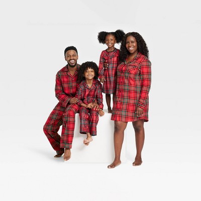 Holiday Red Tartan Plaid Flannel Matching Family Pajamas Collection - Wondershop™