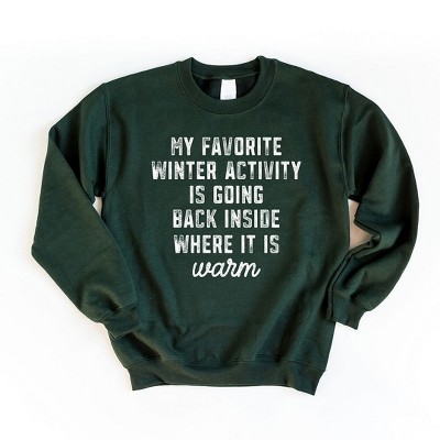 Simply Sage Market Women's Graphic Sweatshirt My Favorite Winter Activity
