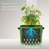 Unique Bargains Thickened Fabric Durable Handles Multipurpose Good Drainage Plant Grow Bags 5 Pcs - 4 of 4