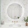 32 Inch LED Bathroom Mirror with Smart Touch Control, Dimmable Anti-Fog Vanity Mirror, Wall Mounted/Plug-in, HD Glass for Makeup, Bedroom & Entryway - 4 of 4