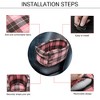 Unique Bargains Large Plaid Style Dog Car Seat - 3 of 4
