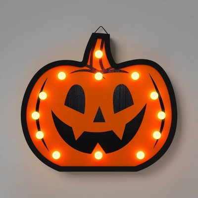 Lit Jack Marquee Figurine - Hyde and EEK! Boutique™ Orange