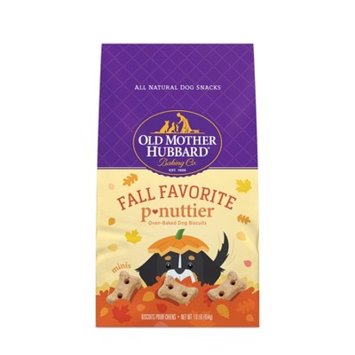Old Mother Hubbard by Wellness Fall Favorite Peanut Butter, Apple and Carrot Flavor Dog Treats - 16oz