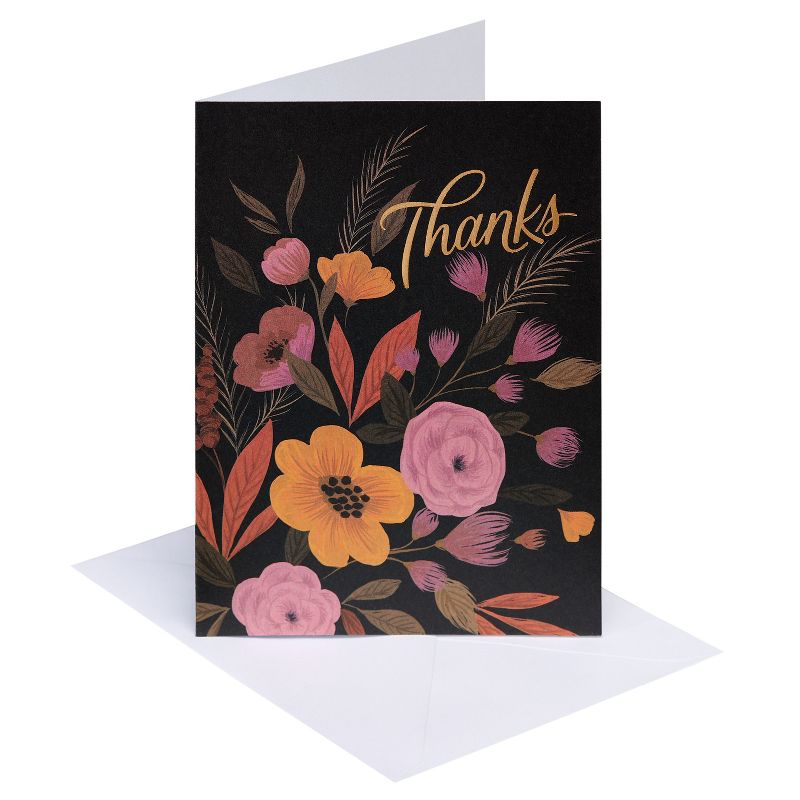 10ct All Occasion Blank Thank you Cards &#39;Thanks&#39;, 2 of 5