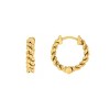 Hey Harper Waterproof Holly Huggie Earrings - Gold - 3 of 4