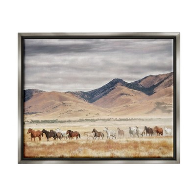 Stupell Industries Wild Horses Roaming Across Western Landscape