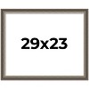 PosterPalooza | Photo Size Weathered Black Picture Frame - UV Acrylic, Foam Board Backing, Hanging Hardware - 2 of 4