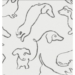 Buckley Monochrome White and Black Animals Paste the Wall Wallpaper - 1 of 4