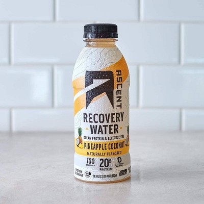 Ascent Protein Recovery Water - Pineapple Coconut - 12pk/202.8 fl oz