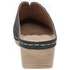 GC Shoes Camille Perforated V-Shape Hardware Slide Wedge Mule - 3 of 4