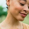 Sanctuary Project by sanctuaire Dainty Olive Branch Threader Drop Earrings Gold - 2 of 3