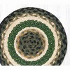 Earth Rugs Irish Knot Printed Round Trivet – 10"x10" Celtic Braided Jute Table Mat with Timeless Heritage Design - 2 of 3