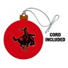Northwestern Oklahoma State Primary Wood Christmas Tree Holiday Ornament - 2 of 4