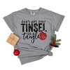 Simply Sage Market Women's Tinsel In A Tangle Bulb Short Sleeve Garment Dyed Tee - 2 of 2