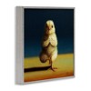 Stupell Industries Yellow Chick Meditating Yoga Pose Animal Fitness Framed Giclee Art - 2 of 4