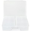Clear 4x6 Photo Organizer with Handle, 16 Storage Cases for 1600 Photos - 2 of 4